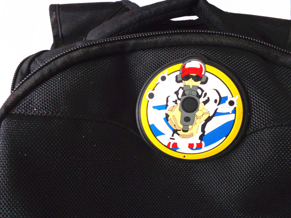 custom bag pvc patches with velcro backing is made by Eco-Friendly PVC material,Custom 3D design,beautiful and fashionable, easy clean,waterproof. raise grade of bags.clothes
