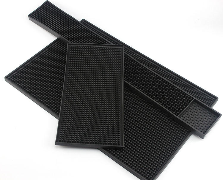 PVC Rubber Bar Mats with eco-friendly,waterproof,easy clean,anti slip etc features. mainly used on bar counter,clubs,beer,Beverage and alcohol companies