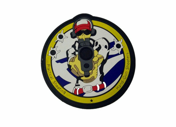 custom pvc patches with velcro patches is made by Eco-Friendly PVC material,Custom 3D design,beautiful and fashionable, easy clean,waterproof. raise grade of bags.clothes