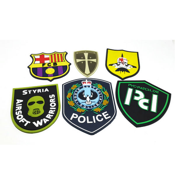 Custom Pvc Rubber Logo Patches No Minimum, Pvc Patch Maker/Manufacturer