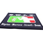 wet-patch Custom PVC Patches for uniforms: military, morale, police, security companies, airsoft, paintball. Hook & loop backing. Make your patch unique, make them 3D.