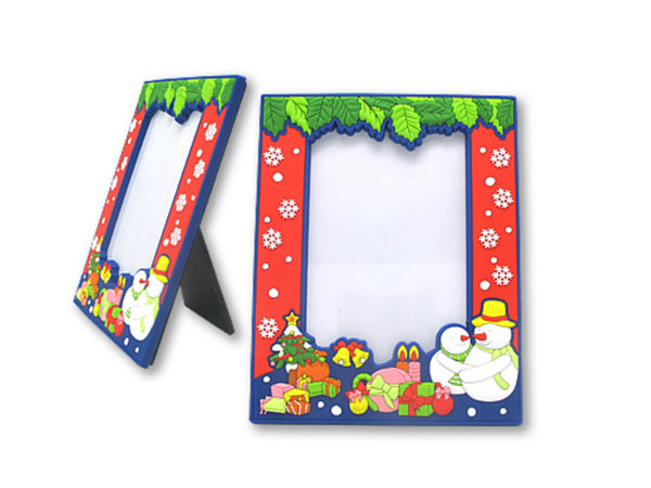 Custom PVC photo frame by China manufacturer,with good quality and low price.Make your promotion picture with unique design and 2d/3d logo.Contact:info@pvccreations.net