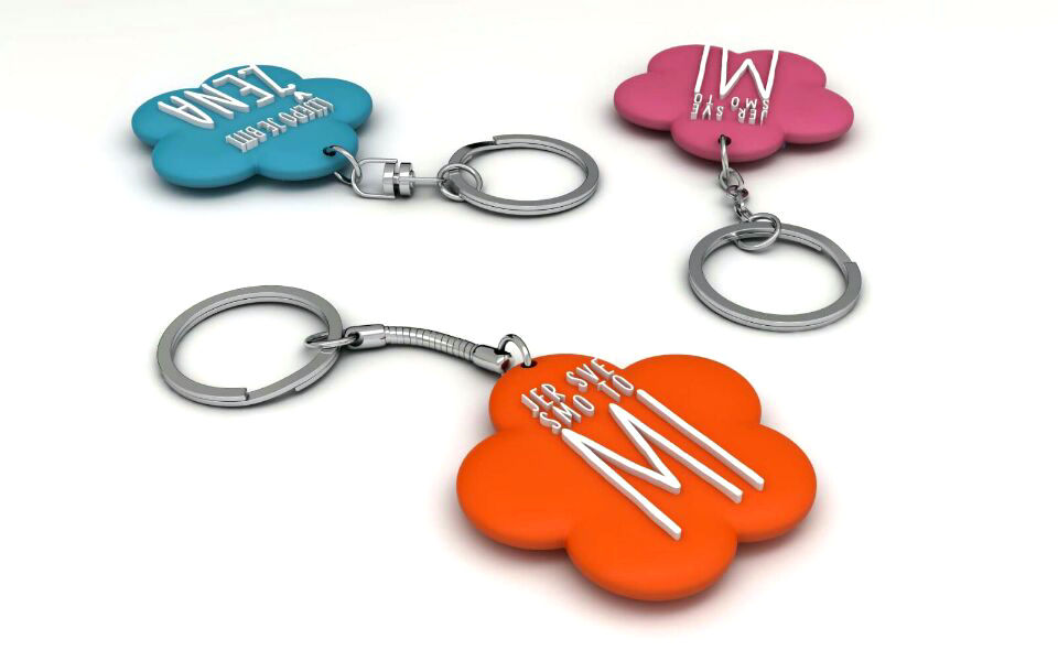 how to custom PVC rubber keychains